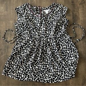 Motherhood Maternity Short Sleeve Blouse Size Large